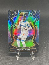 2025-26 Panini Select Ligue 1 #10 Timothy Weah Black Dragon Scale #/1 picture