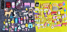 Mixed Mini Toy Lot Animals, Food & Accessories, Shopkins, And More. 70+ Pieces picture