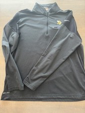 Mens Nike On Field Minnesota Vikings 1/4 Zip Football Pullover Jacket New Large picture