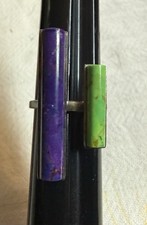 DTR Jay King Mine Finds 925 Bar Ring Sugilite & Gaspeite Purple Green 7.75 Arty picture