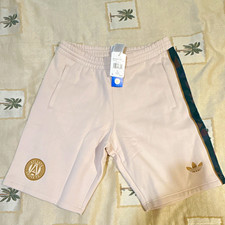 adidas Atlanta United FC MLS Soccer Shorts Size L Beige Green Gold picture