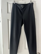 St. John’s Caviar Black Ankle Pant Size 8 picture