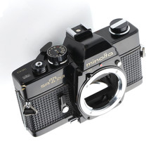 TESTED Minolta SRT 201 R Black RITZ body Rare 35mm film camera Collectors 