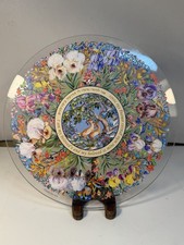 Amalya Nini signed flower plate Song Of Song Wedding Jewish Faith New Open Box picture