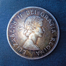 1964 Canada $1 Silver Coin 0.800 picture