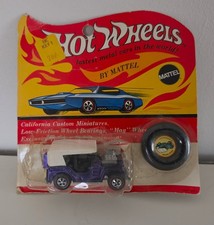 VINTAGE 1971 REDLINE HOT WHEELS PURPLE GRASS HOPPER BLISTER PULL picture