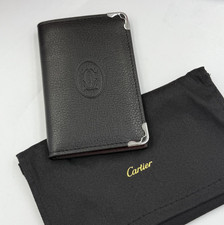 Official Cartier Must de Cartier Black Calfskin 4CC Card Holder Wallet - NIB picture
