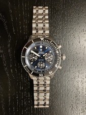 Zodiac ZO3605 Sea-Chron Stainless Steel 42 mm Blue Dial Automatic Men's Watch picture