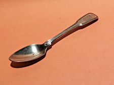 English Georgian Sterling Silver Spoon Historically Interesting Monogram 2X26 picture