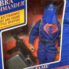 Vintage 1992 Hasbro G.I. Joe Hall of Fame Cobra Commander 12