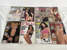 Penthouse Forum Mens Magazines Lot of 8 1990's (Water Damaged) picture