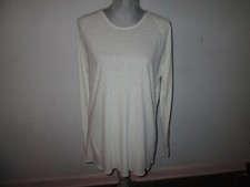 Women's DUCKWORTH Merino Wool Off-White Comet Crew Pullover Top Size XL *NWT picture