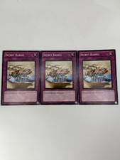 YUGIOH: 3x Secret Barrel DEM1-EN017 Common PLAYSET Near Mint picture
