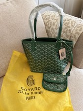 Green Goyard Anjou Mini Tote Bag With Pouch picture