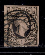 GERMANY SACHSEN SAXONY STAMPS USED LOT 74067 picture