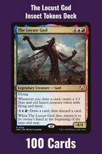 Insect Tokens Custom Commander Deck The Locust God Magic MTG EDH Izzet 100 Card picture