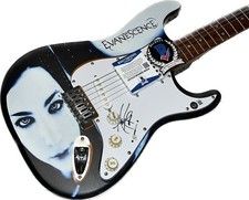 AMY LEE SIGNED GUITAR EVANESCENCE FALLEN CUSTOM FULL SIZE CUSTOM BECKETT BAS COA picture