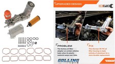 Dorman 926-959 Upgraded Aluminum Engine Oil Filter Housing Oil Cooler And Filter picture