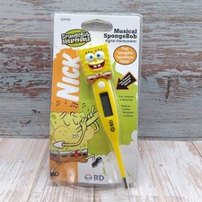 Vintage 2005 SpongeBob SquarePants Digital Musical Thermometer New Old Stock picture