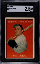1961 Topps - Most Valuable Players Yogi Berra #472 picture
