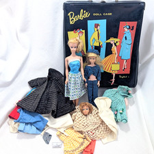TLC Lot VINTAGE BARBIE DOLL Mattel 1960s #4 Ponytail Body #5 Head, American Girl picture
