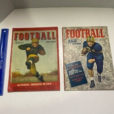 Vintage 1942 & 1944 Street & Smith's Football Pictorial Year Book— Lot Of (2) picture