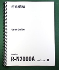 Yamaha R-N2000A Instruction Manual: Full Color 150 Pages & Protective Covers picture