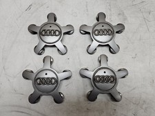 4x AUDI Wheel Center Cap SET Gray 4F0 601 165 N OEM 135mm A3 A4 A5 A6 A7 A8 Q5 picture