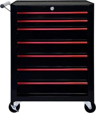 7-Drawer Rolling Tool Cabinet on Wheels, Lockable Drawers Rolling Tool Chest picture