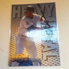 1996 Fleer Metal Universe Ken Griffey Jr Heavy Metal Insert #4/10 Mariners picture
