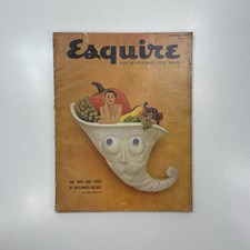 Vintage Antique Esquire Magazine For Men 1954 November Pin Up Girls Advertising picture