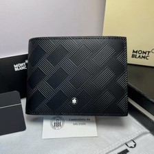 Montblanc Extreme 3.0 6CC Wallet Black Leather Bifold Men Full Box picture