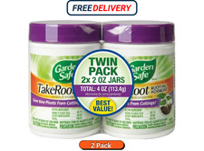 2 Pack Garden Safe Takeroot Rooting Hormone, New Plants Growth Powder - 2 Ounces picture