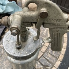Vintage Binks Model 9 With Model 80 Canister. Untested picture