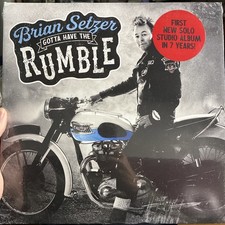 *NEW SEALED-BRIAN SETZER-GOTTA HAVE A RUMBLE, LP picture