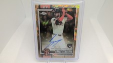 2026 Topps Chrome Sapphire Rookie Auto Bryce Eldridge /50 - COLOR MATCH - Giants picture