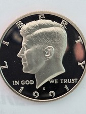 1991-S United States, Proof Kennedy Half Dollar picture