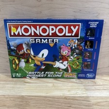 Monopoly Gamer Board Game Sonic The Hedgehog Edition Hasbro Parker Brothers picture