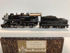 Gem Models New York Central NYC F-12e 4-6-0 Pro Ptd. Rd. 843 BRASS HO NEW SALE$$ picture