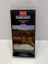 Peco 5085 HO OO Scale Fences & Gates 16pc Modelscene Scenery New picture