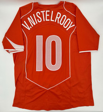 Netherlands 2004/2005 Home Authentic Nike Ruud Van Nistelrooy Soccer Jersey (L) picture