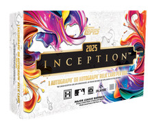 2025 TOPPS INCEPTION MLB BASEBALL HOBBY BOX (1 AUTO/7 Cards) New Sealed QTY picture