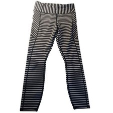 Athleta Salutation Stash Pocket Tight 211056 Womens Small Striped Leggings picture