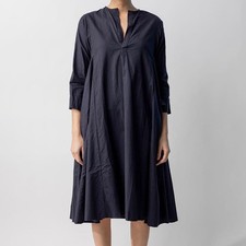 Dosa Short Tulle Dress Black V-Neck S Size with Pockets picture