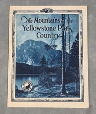Vintage NORTHERN PACIFIC RAILWAY Brochure MOUNTAINS OF THE YELLOWSTONE PARK picture
