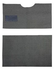 Plymouth P10 Deluxe Carpet Kit 1940 Front and Rear Black Charcoal Red Maroon picture