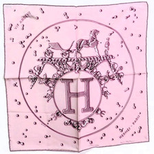 Hermes Carre 40 Vif Argent Silk Scarf picture