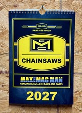 McCulloch 2027 Calendar Custom Made for McCulloch Chainsaw Enthusiasts (B Cals) picture