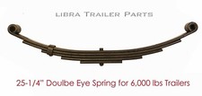 New trailer leaf spring 5 leaf double eye 3000lbs for 5200-6000 lbs axle - 20025 picture