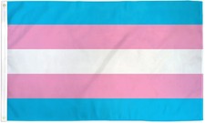 Transgender Pride Flag 3x5ft UltraBreeze LGBTQ Rainbow Trans Flag picture
